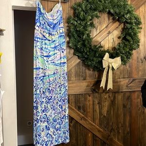 Lilly Pulitzer. Size M maxi dress. Worn 1x.